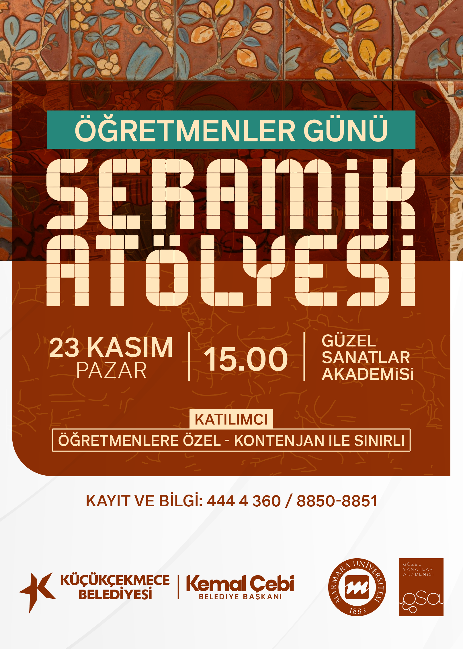 Öğretmenler Günü Seramik Atölyesi