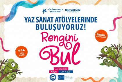Yaz Sanat Atölyelerinde Buluşuyoruz!